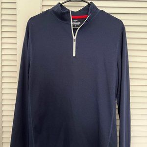 J Crew Performance Waffle Half Zip Sweatshirt